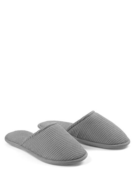 Calamus Antrasit Unisex Havlu Terlik