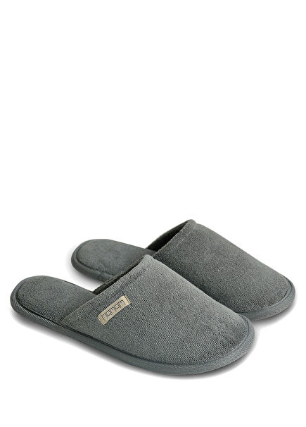 Ash Antrasit Unisex Havlu Terlik