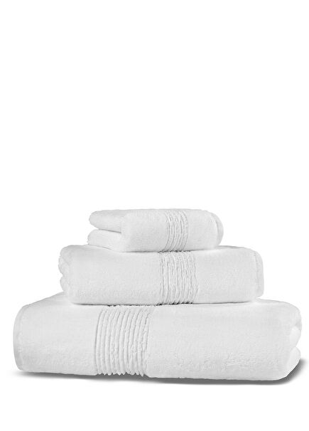 Galata Beyaz Organik Misafir Havlusu