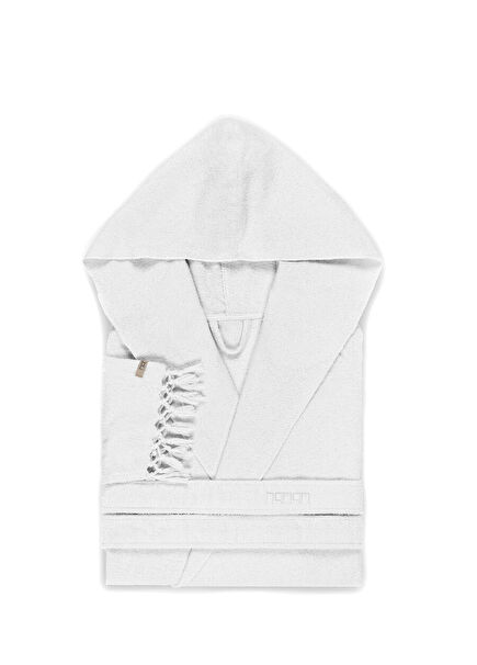 Meyzer Beyaz Kadın Bornoz