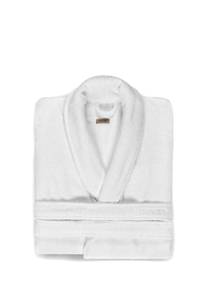 Sultan Beyaz Erkek Bornoz