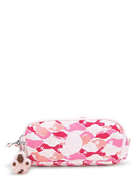 Gitroy Pink Patterned Large Size Kids Pencil Case
