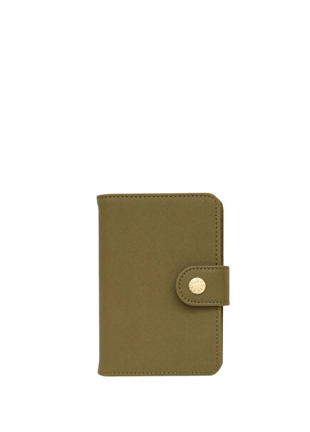 Pocket Journal Olive Deri Çizgili Defter