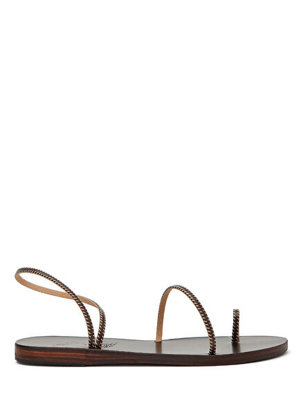 Brown Women's Leather Sandals