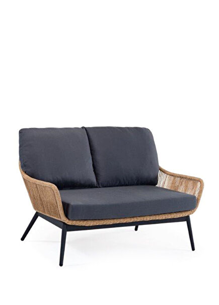 Stream Alüminyum İkili Bahçe Kanepesi