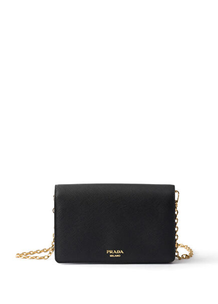 Black Saffiano Leather Women's Mini Handbag