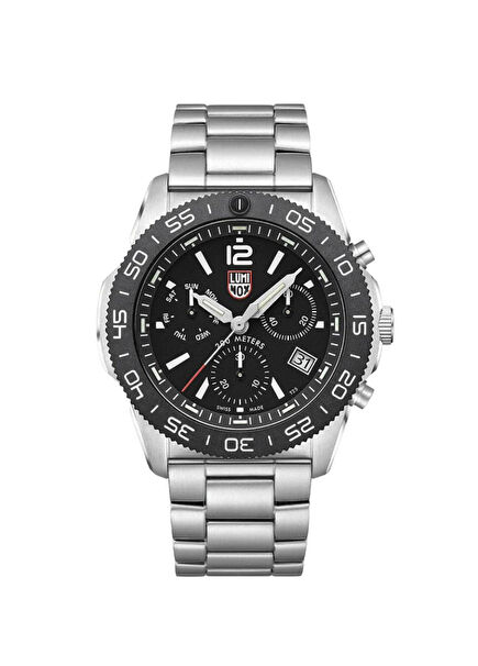 XS.3142 Metalik Gri Çelik Erkek Kol Saati