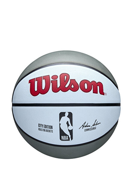  WZ4033911XB7 NBA Team City Edition Houston Rockets Size 7  Basketbol Topu 2024