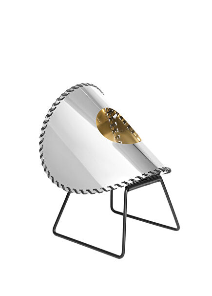 Zero Silver Metal Pedestal Lighting