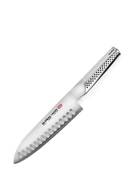GU-04 Japon Ukon Santoku Çelik Oluklu Şef Bıçağı