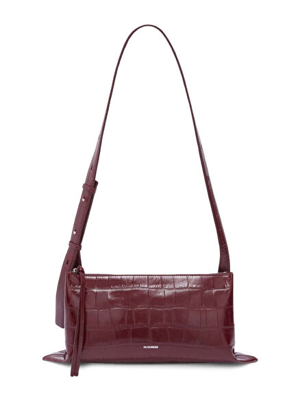 Empire Small Burgundy Women's Leather Shoulder Bag