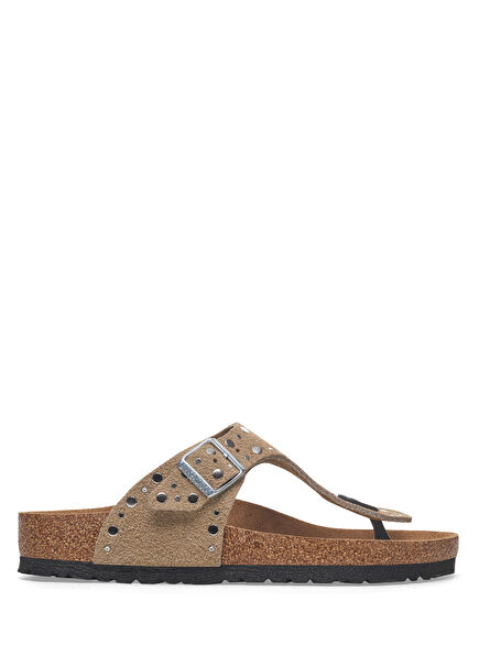 Gizeh VL Mink Women's Suede Slippers