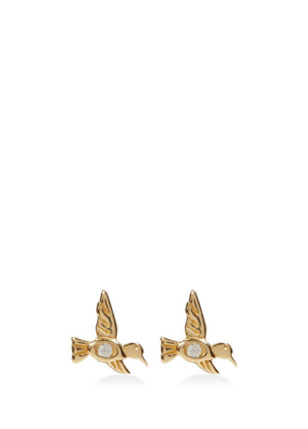 Rhinestone Women's Gold Earrings