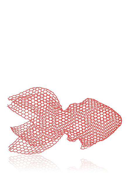  Fish Large Red Heykel