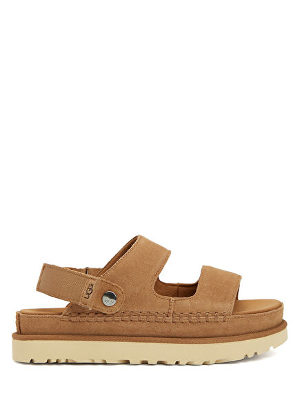 Goldenstar Glide Tan Women's Leather Slippers