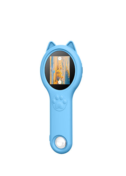 P-KE5 Mavi Çocuklar İçin Mini Cep Mikroskobu 