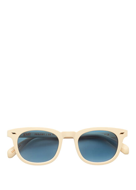 Beryl Beyaz Asetat Unisex Güneş Gözlüğü