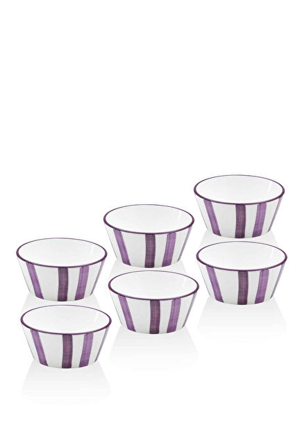 Joy Mor Seramik 6'lı Sosluk Çerezlik Seti