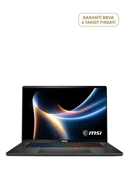 STEALTH 16 AI+ B3WI-003TR ULTRA 9 386H 32GB RAM DDR5 1TB SSD RTX5080 GDDR7 16GB 16" QHD+ 240Hz Windows 11 Gaming Laptop