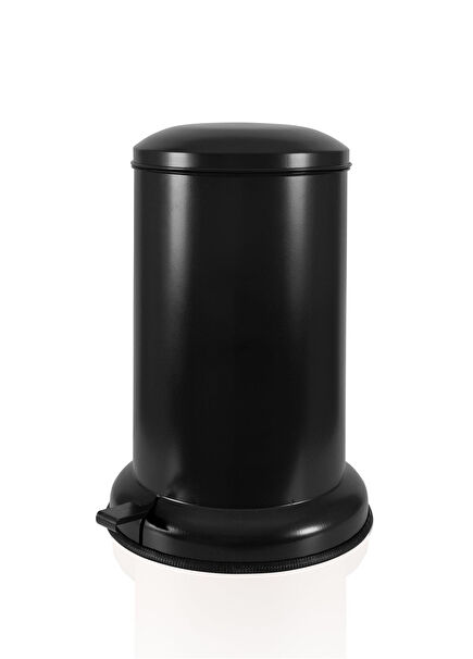 Black Pedal Metal Trash Can