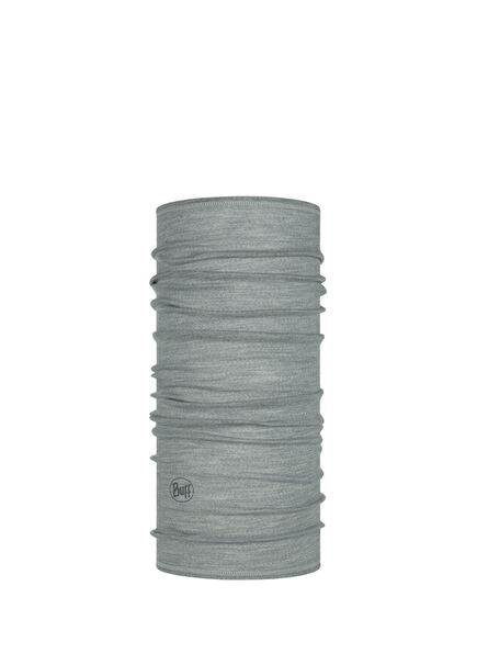 Merino Lightweight Solid Lightgrey Neckwarmer