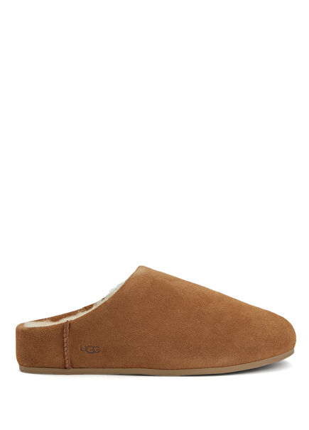Elea Slip-On Tan Women's Suede Slippers