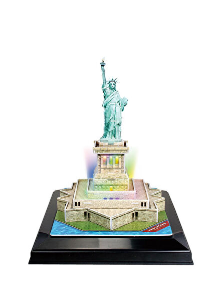 USA LED Lighted Statue of Liberty 3D Puzzle 37 Pieces