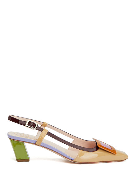 Belle Multicolored Leather Heels