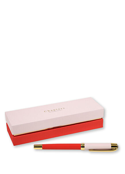 Signature Pen Pale Pink & Red 0.7 Tip Pen