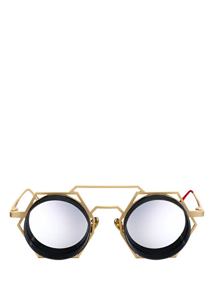 Nikky Çelik Altın Rengi Güneş Gözlüğü 