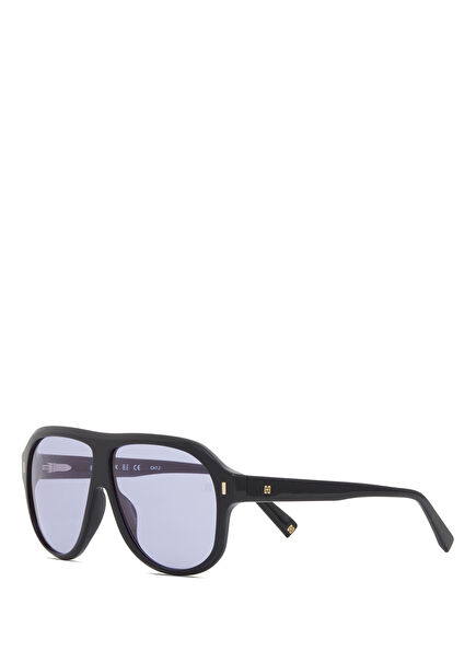 HM 1669 C 5 Siyah Asetat Unisex Güneş Gözlüğü