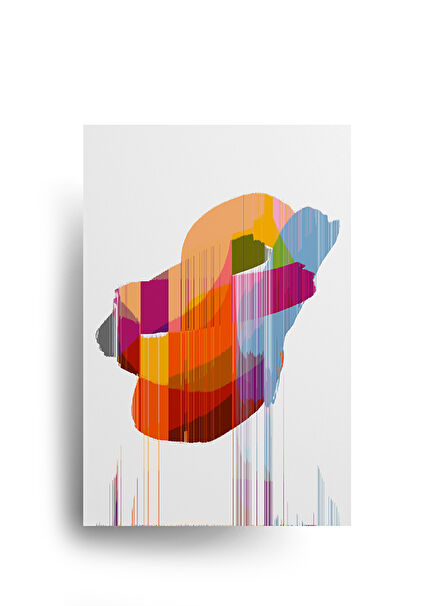 Round Poster 30x40 cm