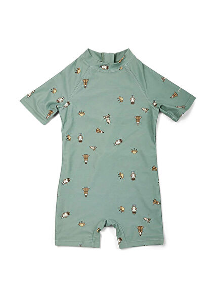 Kali UV Korumalı Yeşil Erkek Bebek Mayo 