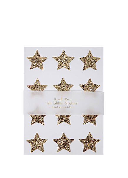 Gold Sparkle Star Sticker