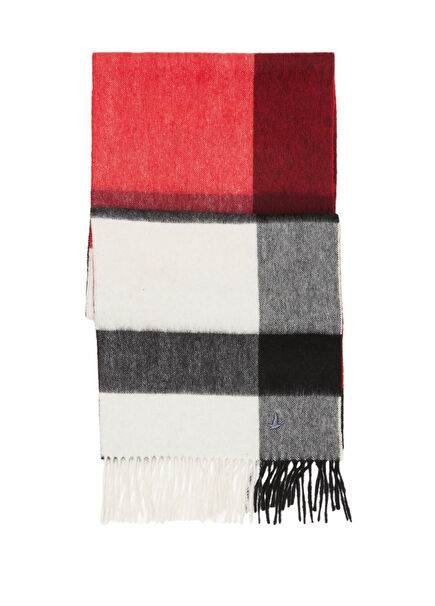 Colorblocked Men's Wool Scarf