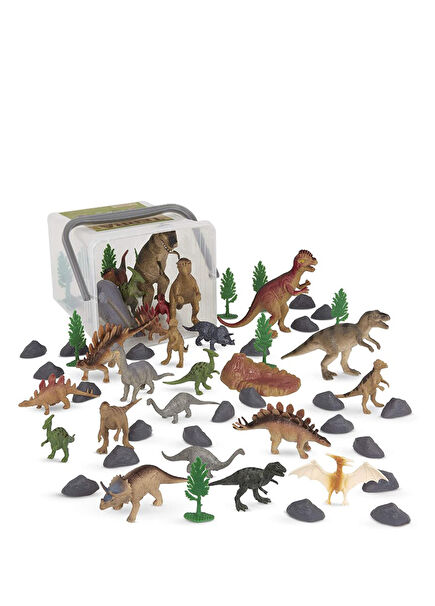 Dinozor Dünyası 60 Parça Büyük Figür Oyuncak Seti