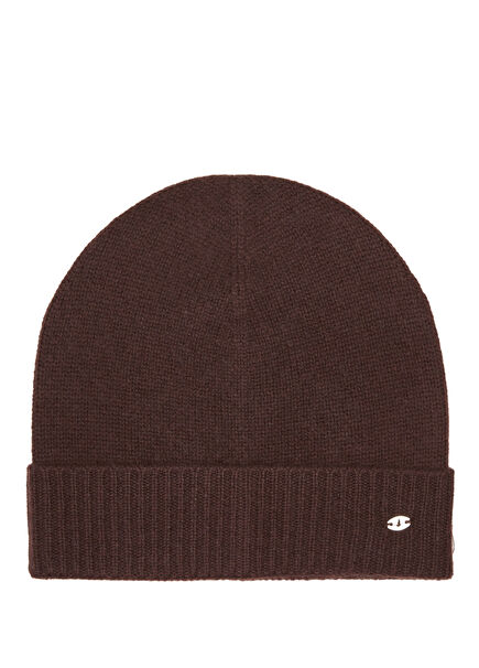 Brown Women's Cashmere Beanie
