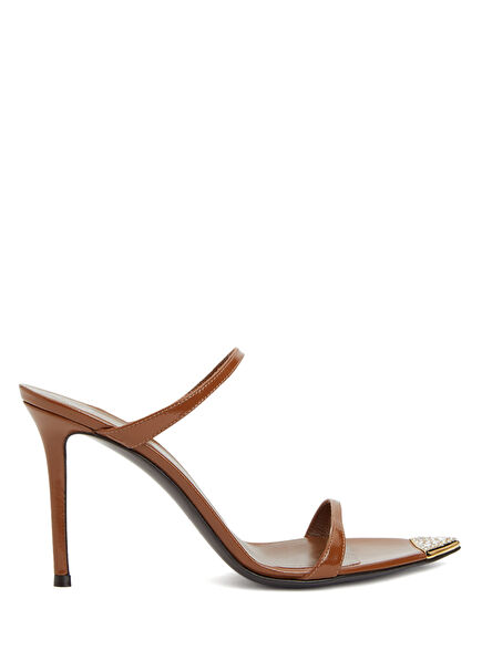 Lintry Taba Leather Heeled Slippers