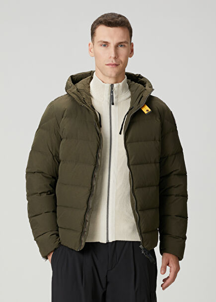 Dark Green Puff Coat