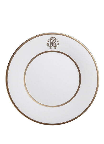 Silk Gold Beyaz Porselen Yemek Tabağı 27 cm