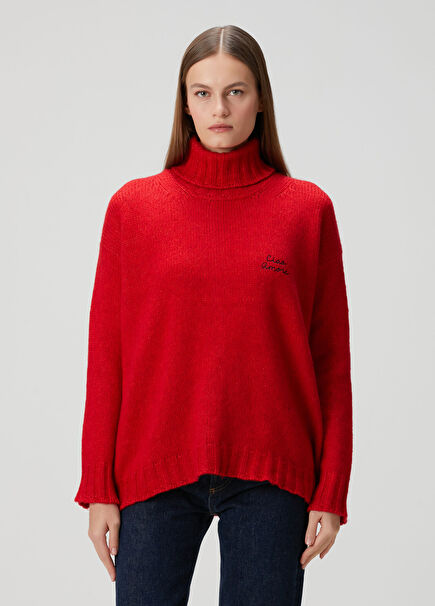 Red Wool Sweater