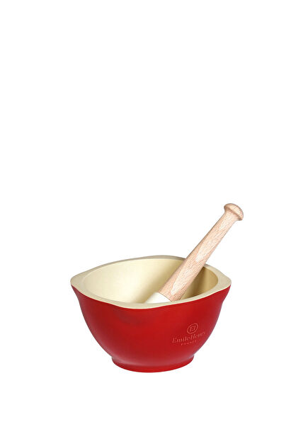 Kırmızı Seramik Havan