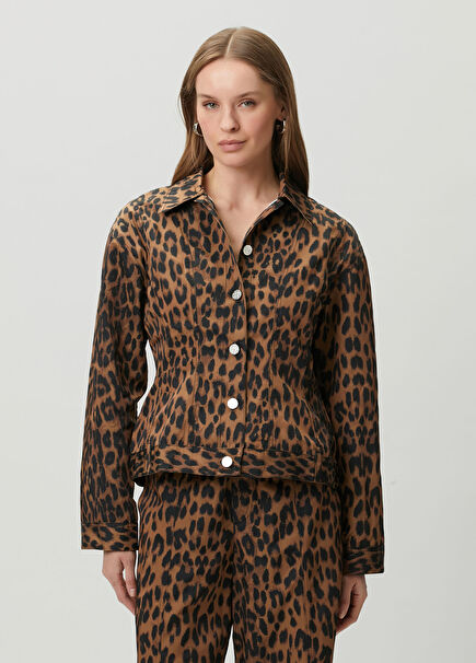 Bene Leopard Print Jacket