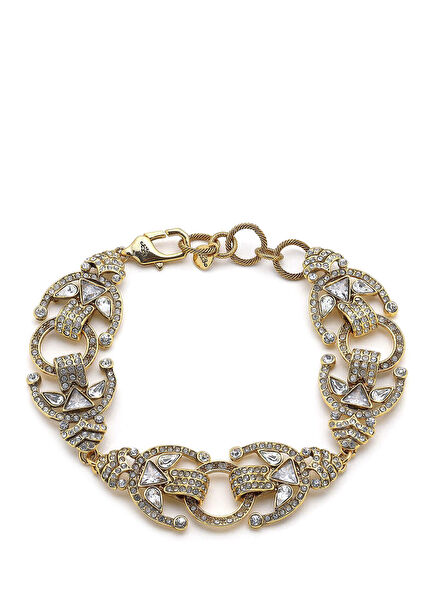 Fiesta Zirkon Charm Altın Kaplama Kadın Choker Kolye 