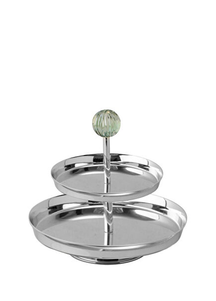 Bubble Silver Plated Stand
