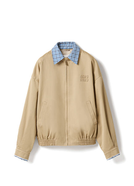 Chino Shirt Collar Women's Coat