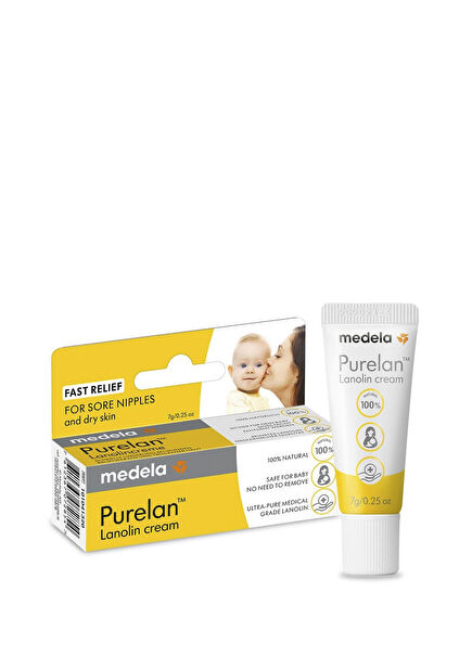 Purelan Lanolin Ağrıyan Göğüs Ucu ve Kuru Ciltler İçin Hızlı Rahatlık Göğüs Ucu Kremi  
