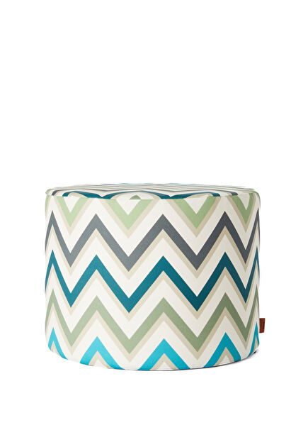 Watamu Yeşil Bej Puf