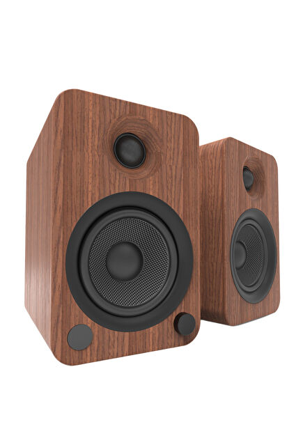 YU4 Walnut 140W Watt 4'' Active Bluetooth® Speakers