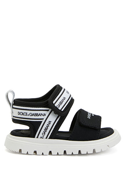 Black And White Baby Boy Sandals
